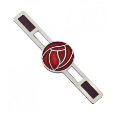 ENAMEL BROOCH MACK ROSE + BAR